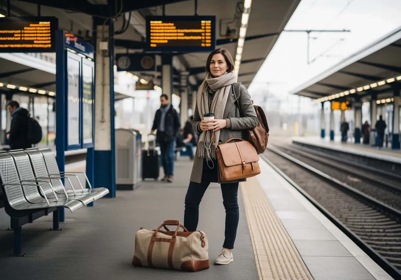 Clutchväska i läder för fest