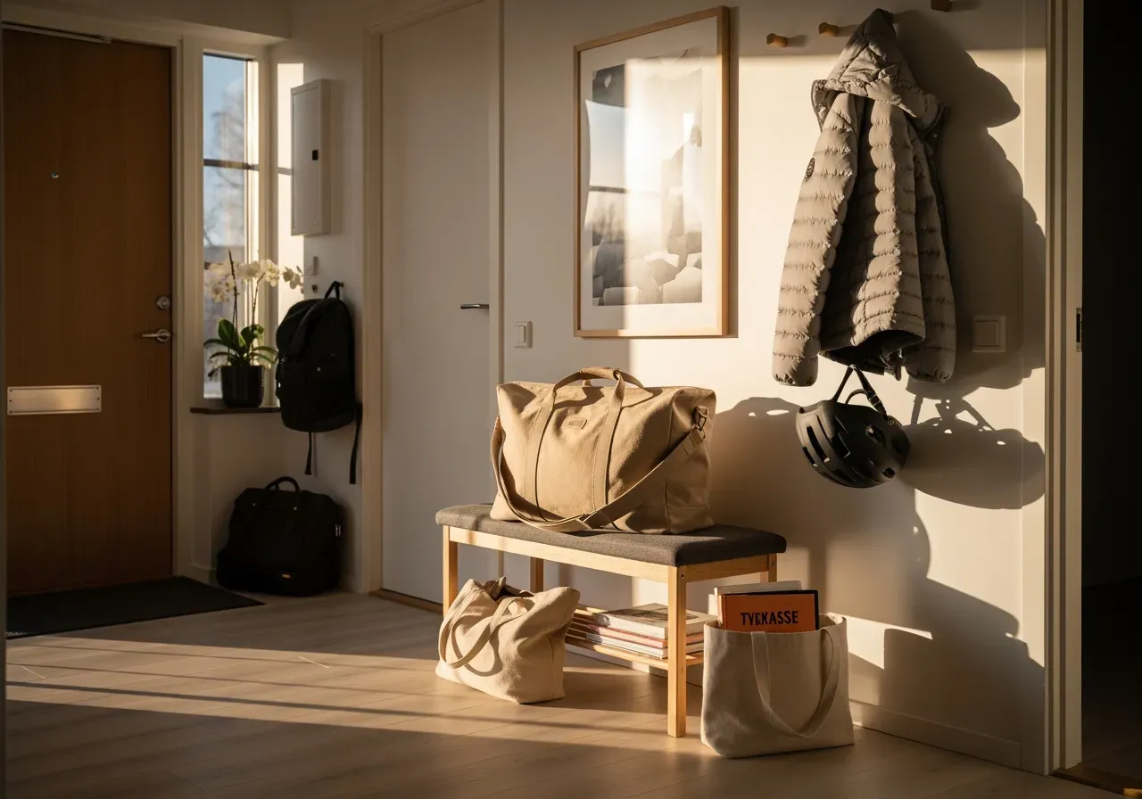 Tidlösa necessärer och resekit för resenär