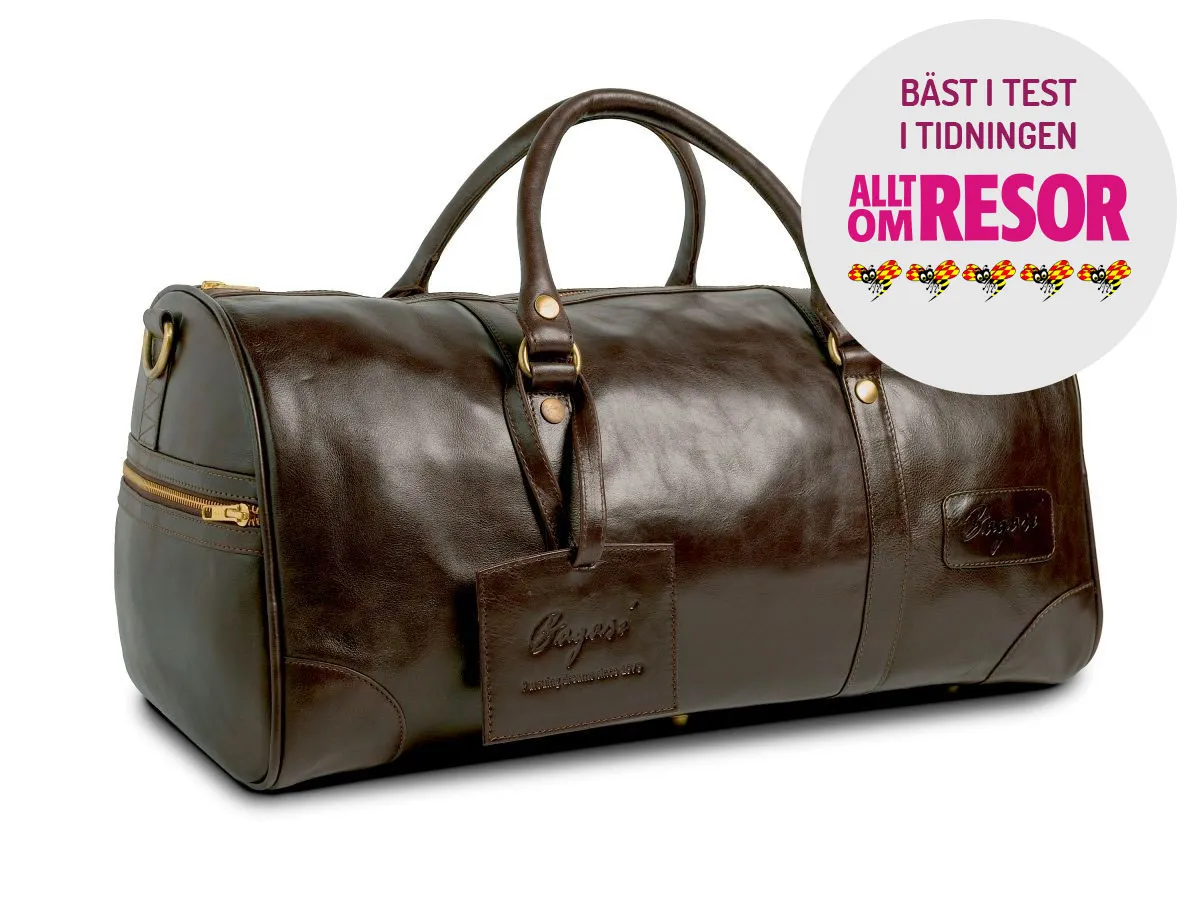 Weekendväska i läder