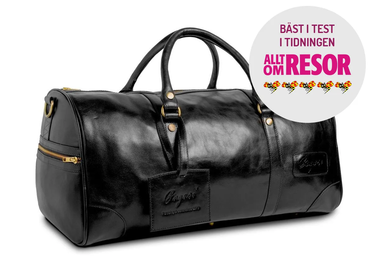 Weekendväska i läder