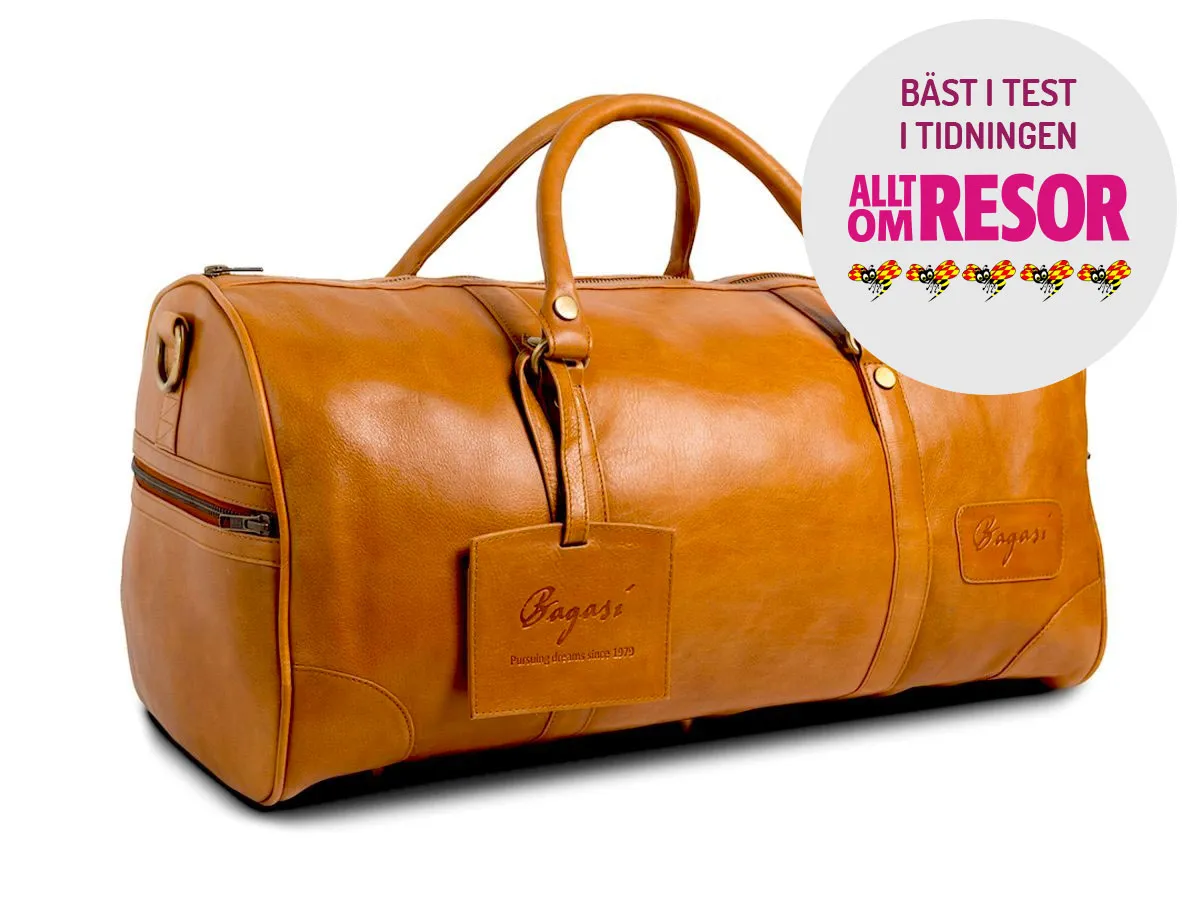 Weekendväska i läder XL