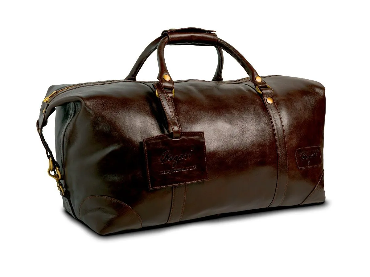 Weekendväska II i läder XXL