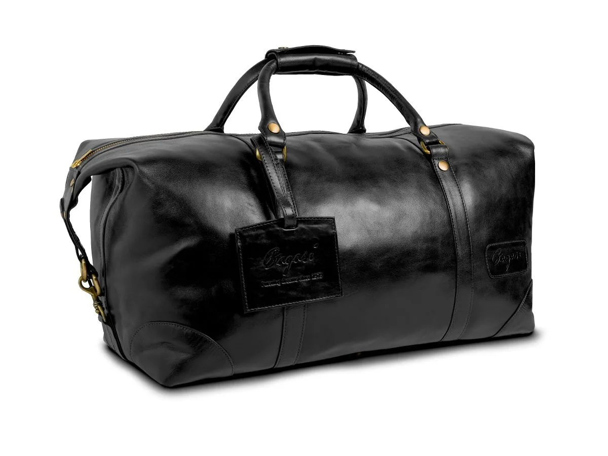 Weekendväska II i läder XXL