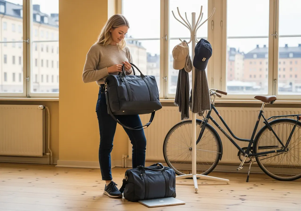 Diskret märkning av resväskor