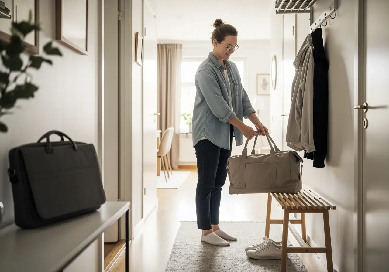 Skyddspåse för förvaring av handväska