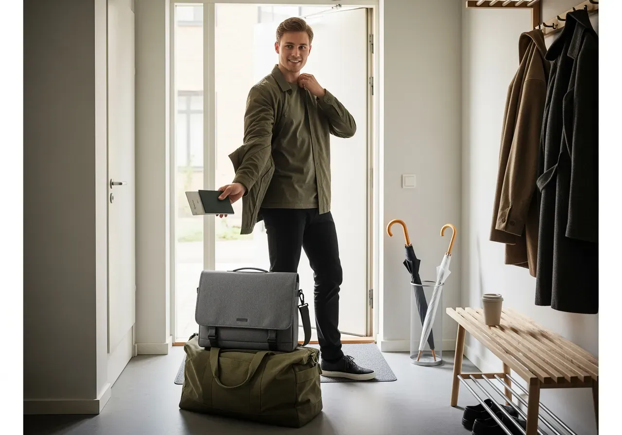 Enkla weekendväskor i kanvas