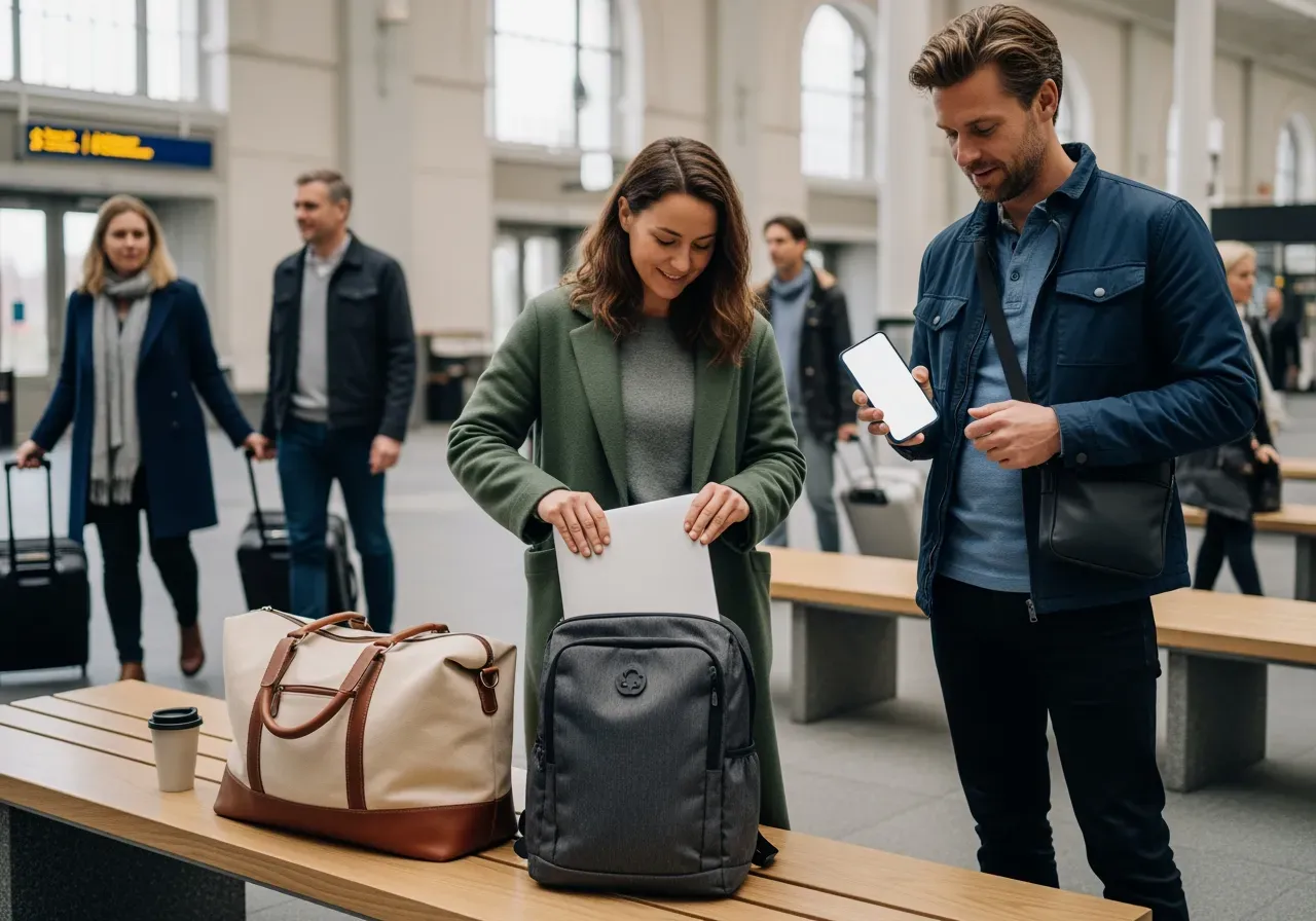 Extra stora weekendväskor i kanvas