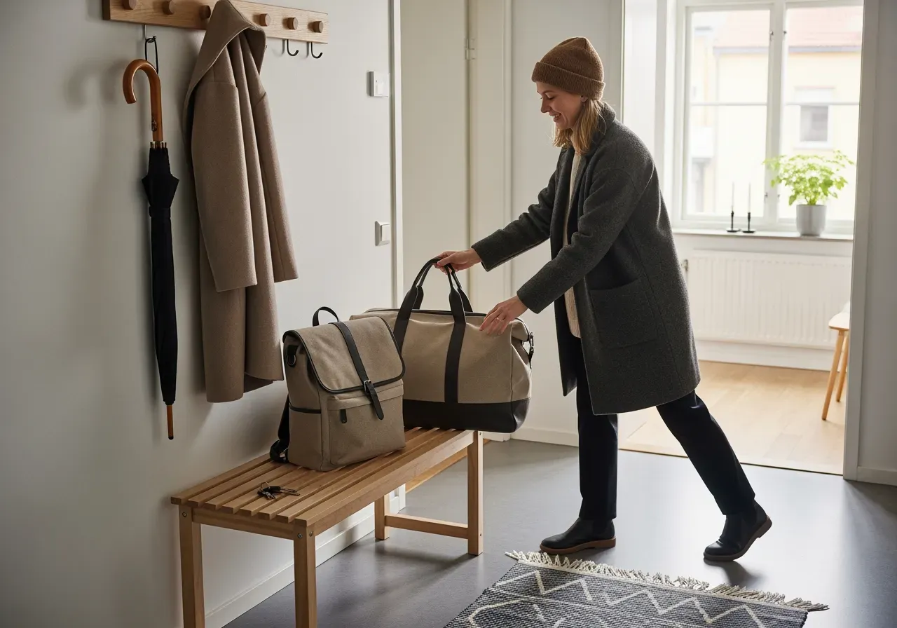 Klassiska weekendväskor i kanvas