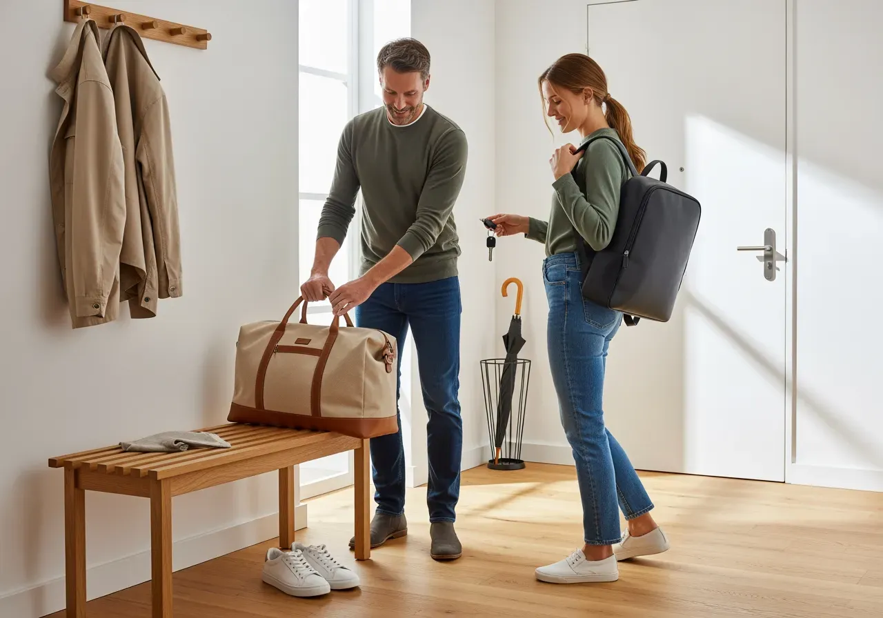 Kompakta kanvasväskor för handbagage