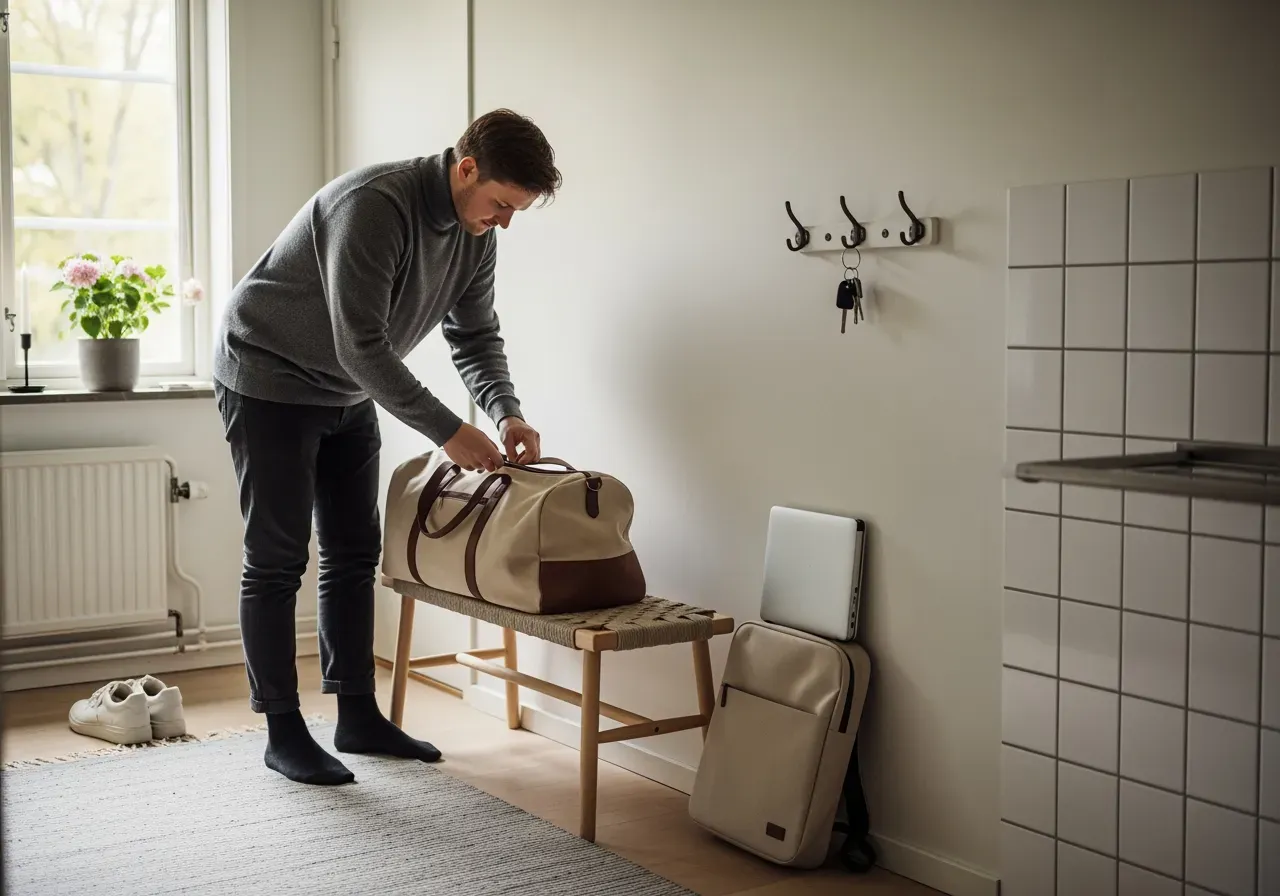 Packa smart i kanvas weekendväska